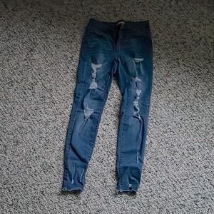 Low Rise Ankle Jeggings